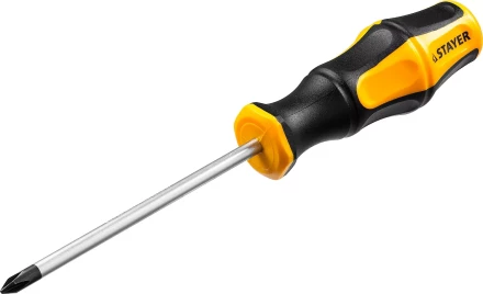 Отвертка STAYER "MASTER" "HERCULES", Сr-V, противоскользящая рукоятка, PH1x100мм 25052-1-10_z02 купить в Нижневартовске
