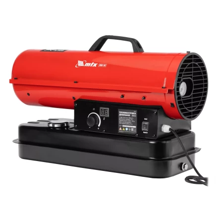 Дизельная тепловая пушка MTX DHB-10i 98904, 10 кВт, 400 м3/ч, прямой нагрев, термостат купить в Нижневартовске