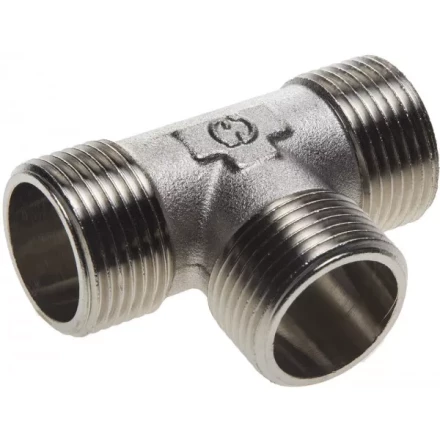 Тройник GENERAL FITTINGS никелированная латунь, ш/ш/ш, 1" 51051-1 купить в Нижневартовске