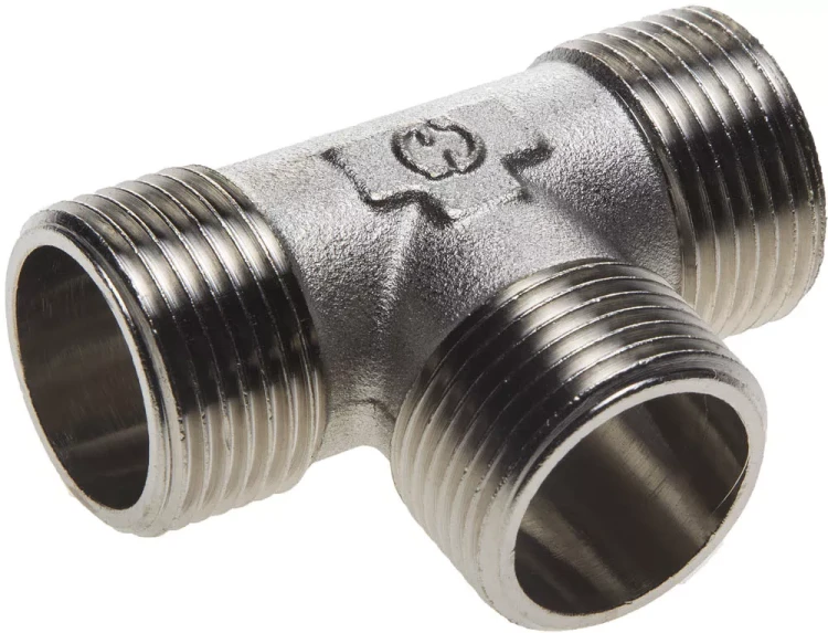 Тройник GENERAL FITTINGS никелированная латунь, ш/ш/ш, 1" 51051-1 купить в Нижневартовске