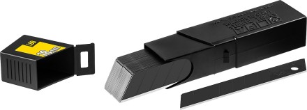 Лезвие OLFA BLACK MAX сегментированное, 8 сегментов, 18х100х0,5мм, 50шт OL-LBB-50B купить в Нижневартовске
