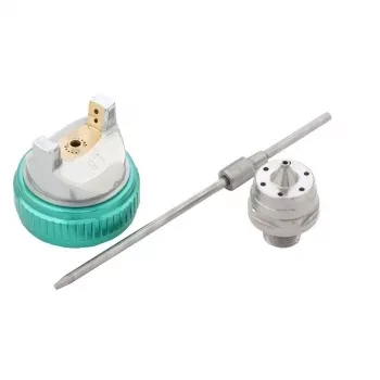 Пневматический краскопульт AG 801 HVLP , гравитационный, сопло 1,5мм и 1,8 мм Stels 57360 купить в Нижневартовске