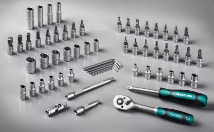 Универсальный набор инструмента KRAFTOOL, 57 предм. 27885-H57 купить в Нижневартовске