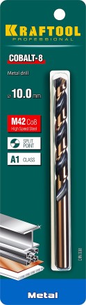 Сверло по металлу HSS-Co 29656-10 купить в Нижневартовске