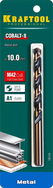 Сверло по металлу HSS-Co 29656-10 купить в Нижневартовске