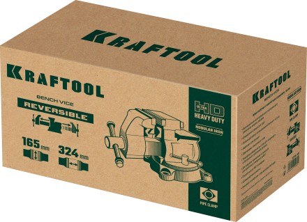 Тиски KRAFTOOL Reversible слесарные 32705-165 купить в Нижневартовске