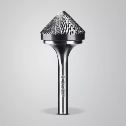 Зубр Твердосплавная борфреза K - зенкер с вершиной 90°, 25 х 12 мм (28809-25-12) купить в Нижневартовске