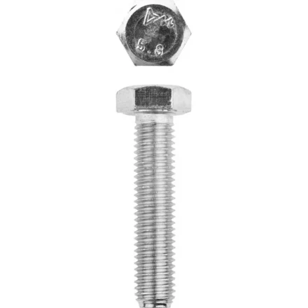 Болт ЗУБР "МАСТЕР" с шестигранной головкой, ГОСТ 7798-70, класс прочности 5.8, оцинкованный, M12x55мм, 5кг 303080-12-055 купить в Нижневартовске