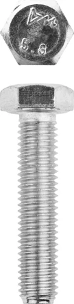 Болт ЗУБР "МАСТЕР" с шестигранной головкой, ГОСТ 7798-70, класс прочности 5.8, оцинкованный, M12x55мм, 5кг 303080-12-055 купить в Нижневартовске