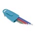 Набор ключей имбусовых TORX-TT T10-T50 магнит S2 экстра-длинные хром/краска 9 шт Gross 16402 купить в Нижневартовске