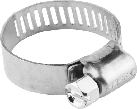 Хомуты нержавеющие с просечной лентой 8 мм коробка серия ПРОФЕССИОНАЛ купить в Нижневартовске