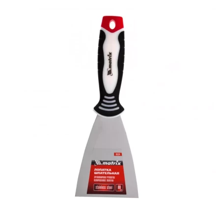 Шпательная лопатка из нержавеющей стали 80 мм трехкомпонентная ручка Matrix 85534 купить в Нижневартовске