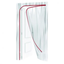 Пленочная дверь на молнии типа L 220x120cm с малярной лентой 2,5смх10м Matrix 88758