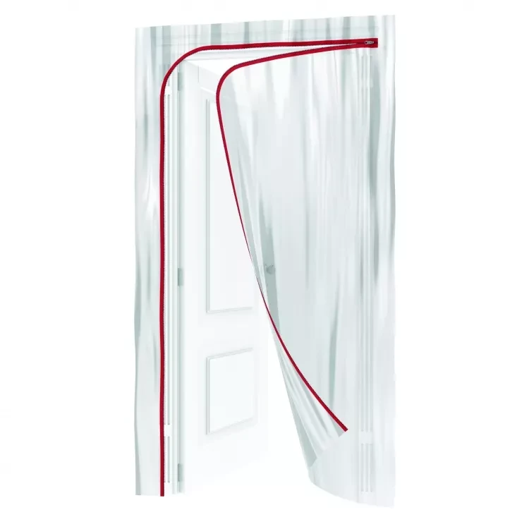 Пленочная дверь на молнии типа L 220x120cm с малярной лентой 2,5смх10м Matrix 88758 купить в Нижневартовске