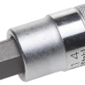 Торцовая бита-головка KRAFTOOL "INDUSTRIE QUALITAT", материал S2, HEX, сатинированная, 1/2", H14 27908-14_z01 купить в Нижневартовске