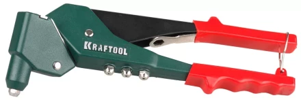 Заклепочник поворотный 360°, KRAFTOOL "RX-7" 31176, для заклёпок d=2,4-4,8 мм - алюминий и сталь, d=2,4-4,0 - нерж сталь, литой корпус 31176 купить в Нижневартовске