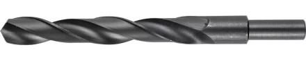 Сверло ЗУБР "ТЕХНИК" по металлу парооксидированное, быстрорежущая сталь, с проточенным хвостовиком, 17х184мм, 1шт 4-29605-184-17 купить в Нижневартовске
