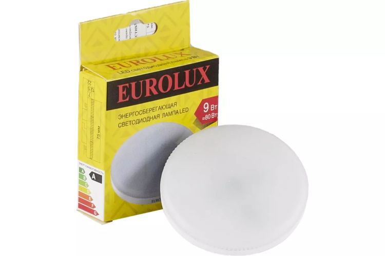 Лампа светодиодная Eurolux LL-E-TAB-9W-230-4K-GX53 76/2/75 купить в Нижневартовске
