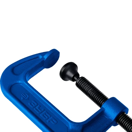 ЗУБР ПCС-50, 50 мм, чугунная струбцина тип С (G-образная), Профессионал (32245-050) купить в Нижневартовске