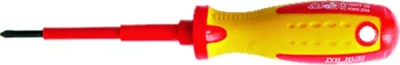 Отвертка Insulated Ph0 x 75 мм CrMo до 1000 В двухкомп. рукоятка MATRIX PROFESSIONAL 12924