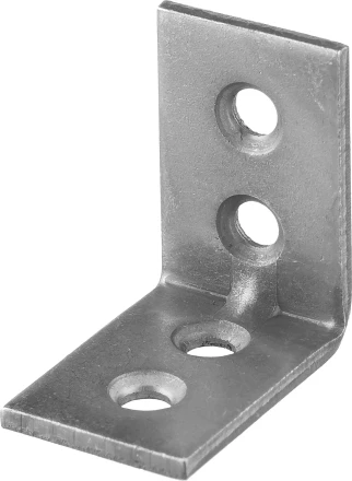 ЗУБР УМ-1.5, 25 x 25 x 17 x 1.5 мм, белый цинк, узкий мебельный уголок (31032-25) купить в Нижневартовске