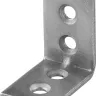 ЗУБР УМ-1.5, 25 x 25 x 17 x 1.5 мм, белый цинк, узкий мебельный уголок (31032-25) купить в Нижневартовске