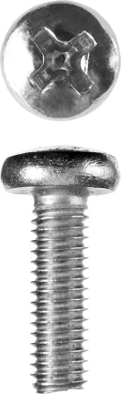 Винт ЗУБР &quot;МАСТЕР&quot; DIN 7985, класс прочности 4.8, оцинкованный, M6x20мм, 5кг 303150-06-020 купить в Нижневартовске