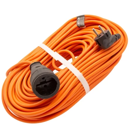 Удлинитель-шнур силовой 50 м Сибртех 95825, 16А, тип УХ16, ПВС, 1 розетка без заземления купить в Нижневартовске