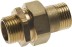 Соединитель GENERAL FITTINGS прямой с накидной гайкой, латунь, ш/ш, 1/2&quot; 51037-S/S-1/2 купить в Нижневартовске