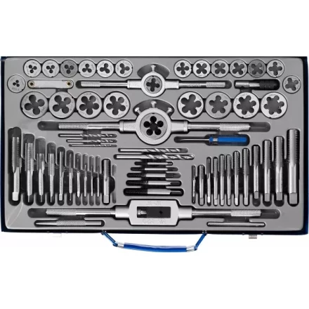 Набор метчиков и плашек ЗУБР "ПРОФЕССИОНАЛ", сталь Р6М5, 65 предметов 28110-H65 купить в Нижневартовске