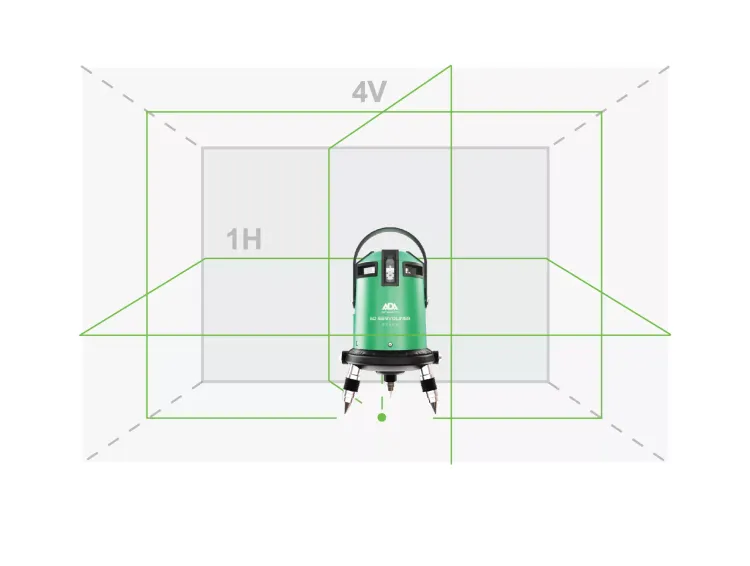 Построитель лазерных плоскостей ADA 6D Servoliner GREEN с калибровкой ADA купить в Нижневартовске