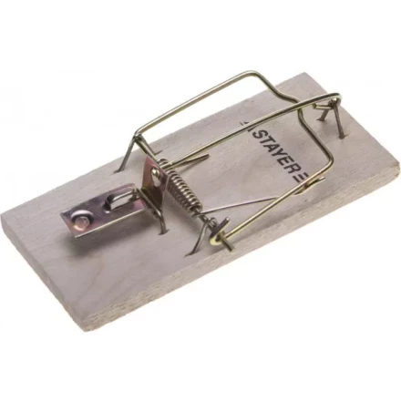 Мышеловка STAYER "STANDARD", деревянное основание, малая 40501-S купить в Нижневартовске