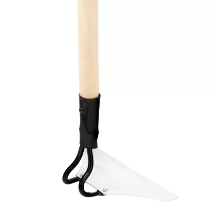 Мотыга, нержавеющая сталь, 220х85х1300 мм, деревянный черенок Сибртех 62374 купить в Нижневартовске