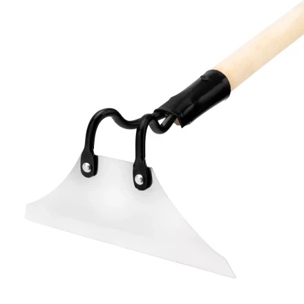 Мотыга, нержавеющая сталь, 220х85х1300 мм, деревянный черенок Сибртех 62374 купить в Нижневартовске