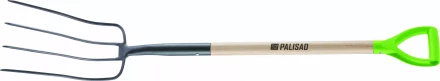 Вилы 4-рогие Palisad, сенные, кованые, 210х340х1260 мм, деревянный лакированный черенок, 61393 купить в Нижневартовске