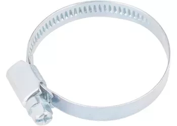 Хомуты из нержавеющей стали стандартное болтовое крепление 80-100 мм 25шт ширина 9мм ШУРУПЬ 45665 купить в Нижневартовске