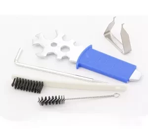 Пневматический краскопульт AG 901 LVMP профессиональный, гравитационного  типа, сопла 1,3 и 1,1 мм Stels 57365 купить в Нижневартовске