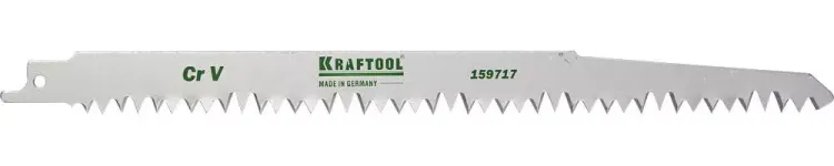 Полотно KRAFTOOL "INDUSTRIE QUALITAT", S1531L, для эл/ножовки, Cr-V, по дереву, шаг 5-6,5мм, 280мм 159717 купить в Нижневартовске