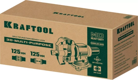 Тиски KRAFTOOL 3D Multi-Purpose 32706-125 купить в Нижневартовске