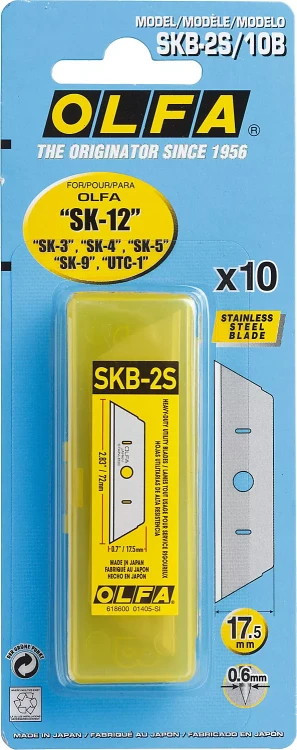 Лезвие OLFA, трапециевидное для SK-12 OL-SKB-2S/10B купить в Нижневартовске