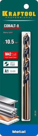 Сверло по металлу HSS-Co 29656-10.5 купить в Нижневартовске