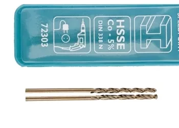 Сверло спиральное по металлу, 2,0 мм, HSS-Co, 2шт  GROSS 72303 купить в Нижневартовске