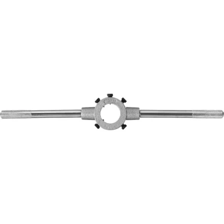 Плашкодержатель, ЗУБР Мастер 28141-30, с центровочными и прижимными винтами, 30х11мм для М10, L - 275мм 28141-30_z01 купить в Нижневартовске