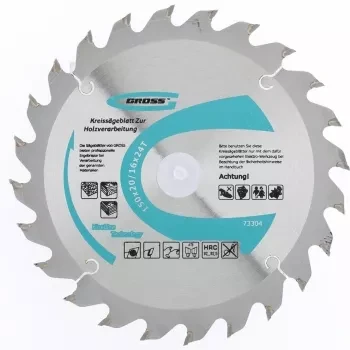Пильный диск по дереву 160 x 20/16 x 24Т GROSS 73307