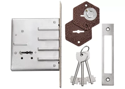 Замок врезной ЗВ-3 сувальдный СИБРТЕХ 91668 купить в Нижневартовске