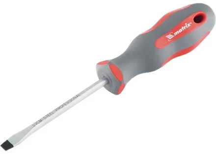 Отвертка Profi SL4 х 75 мм SVСM двухкомпонентная рукоятка Matrix 11958 купить в Нижневартовске