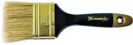 Кисть плоская "Профи" 1" натуральная щетина деревянная ручка  MATRIX 83150 купить в Нижневартовске
