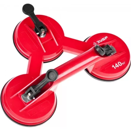 ЗУБР "МАСТЕР". Стеклодомкрат пластмассовый, тройной, 100кг 33724-3 купить в Нижневартовске