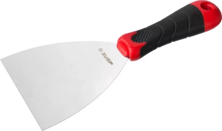 Шпатель ЗУБР "МАСТЕР", профилированное нержавеющее полотно, 2к ручка, 100мм 10072-10 купить в Нижневартовске