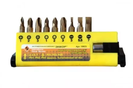 Набор вставок 1/4 10 предметов 19823 купить в Нижневартовске